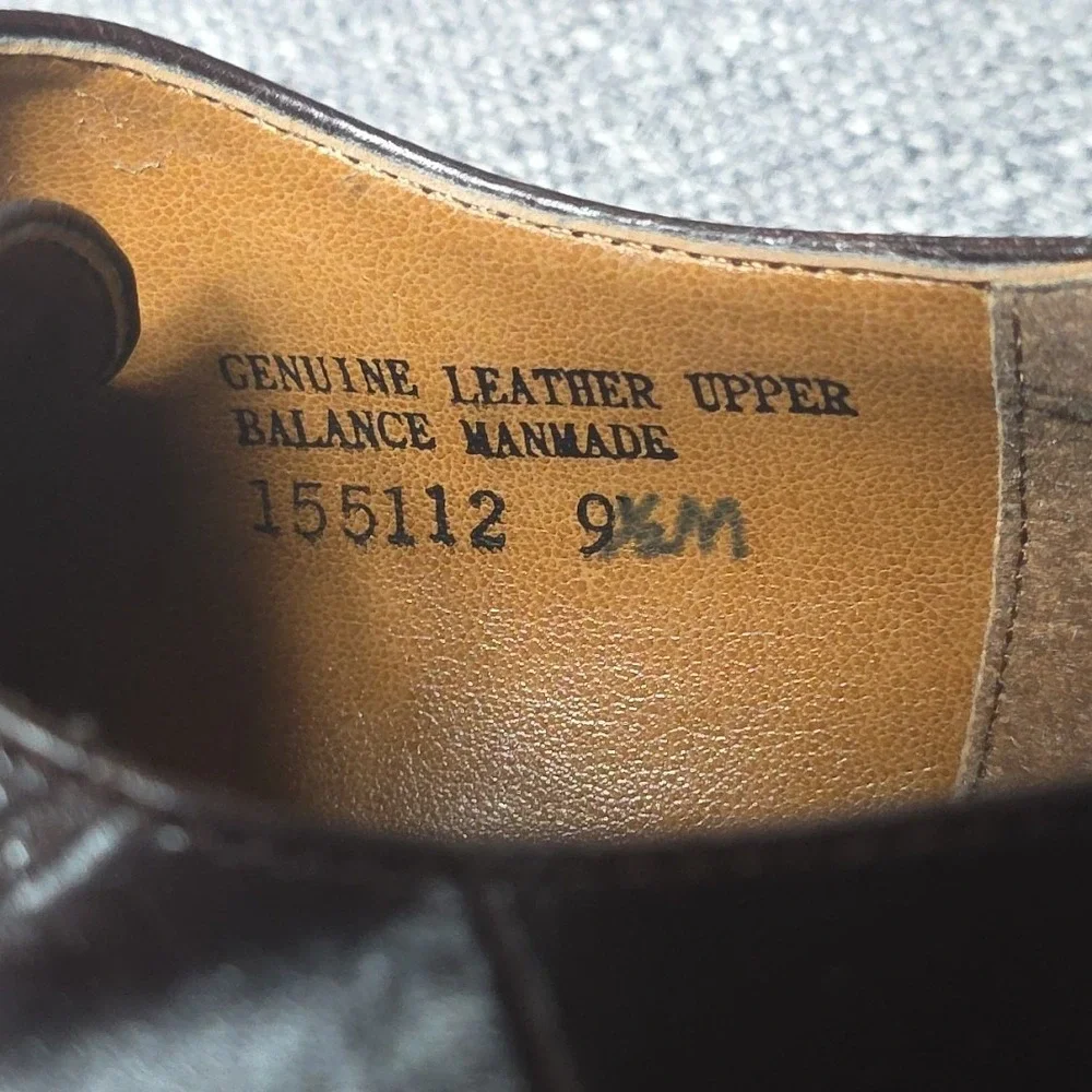 GIORGIO BRUTINI Private Collection  Brown Luxury Ostrich Leather Lace Shoe 9.5 M